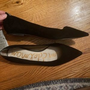 Sam Edelman Black Suede Flats